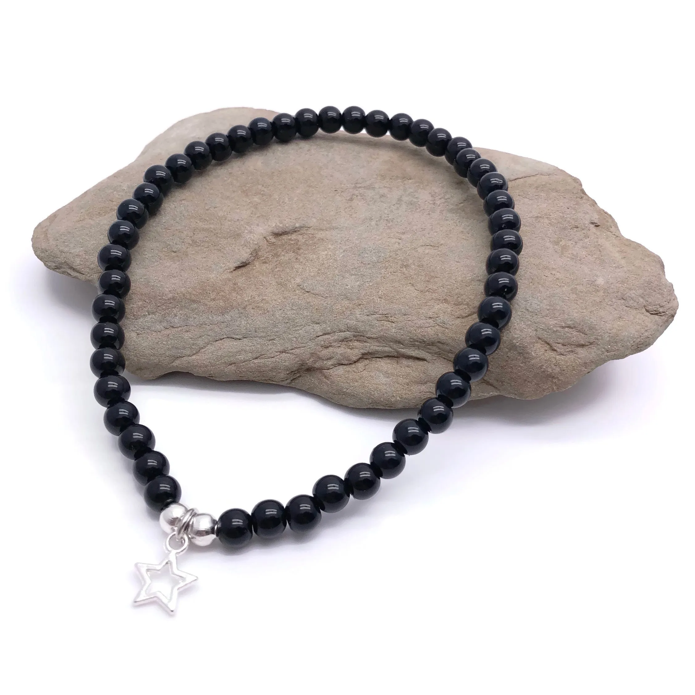 Small Star Acrylic Bead Anklet - Colour Choice
