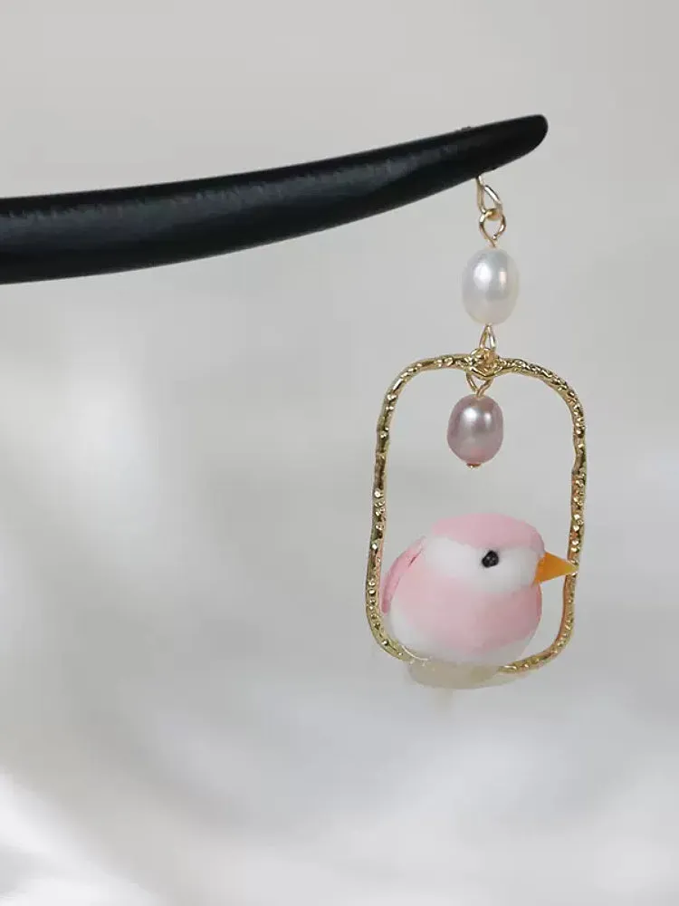 Tiny Tweet Bird Hairpin Sticks