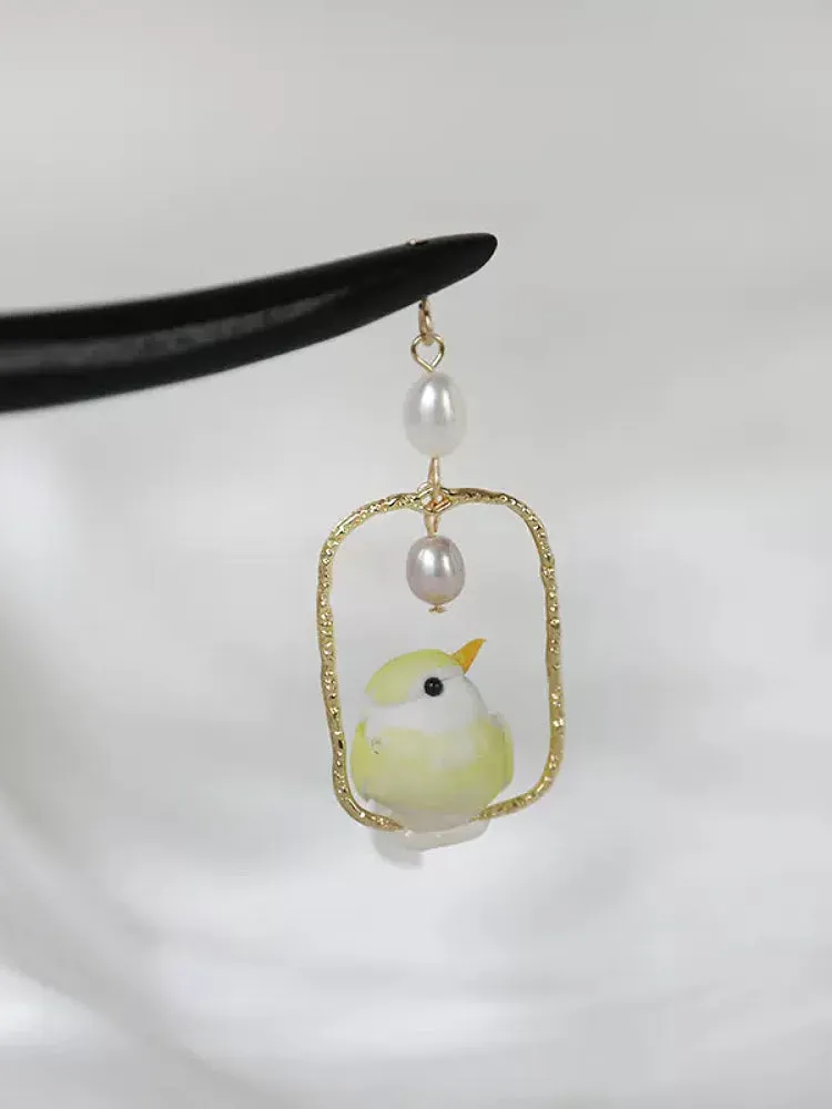 Tiny Tweet Bird Hairpin Sticks